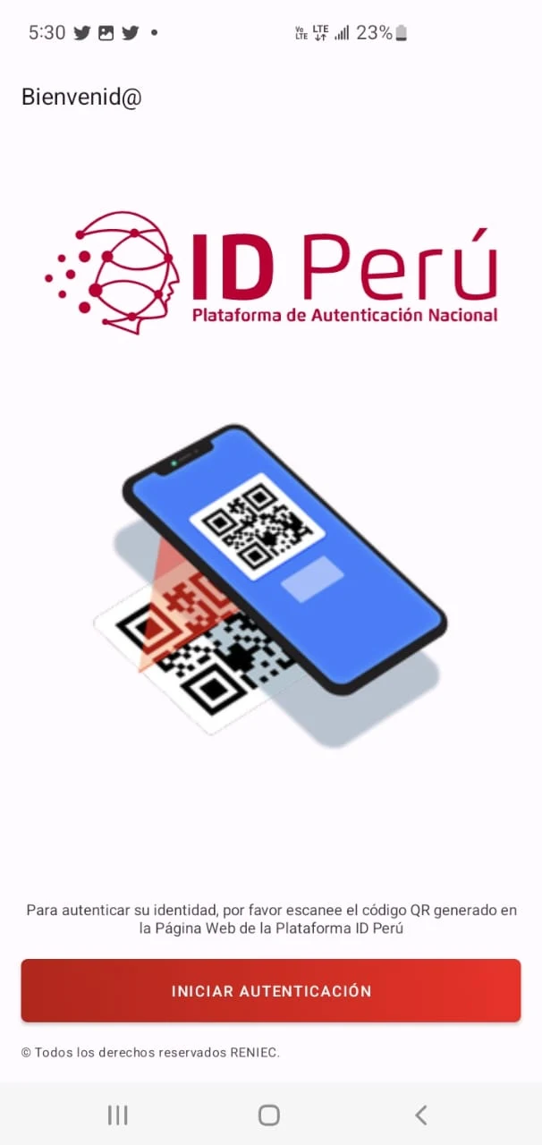 ID Perú screenshot